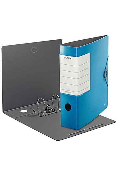 Leitz 11120030   180 °   Solid A4 Wide Folder, Light Blue