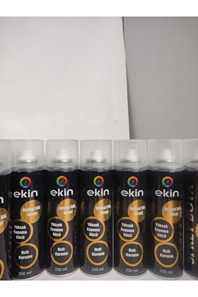 Ekin Siyah Sprey Boya 1 Adet 200ml Orjinal Ral Rengi