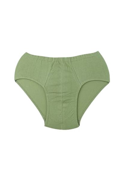 Ceylanoğlu Men's Single Jersey Combed Cotton Panty C-002 (5 Pack) - Light Green - 3