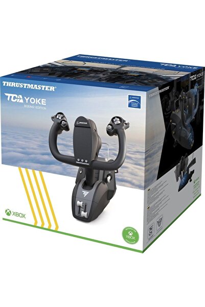 Thrustmaster TCA Yoke Boeing Edition, Replica Yoke, 100% Metal Frame, Microphone Jack for Headset, Xbox and PC