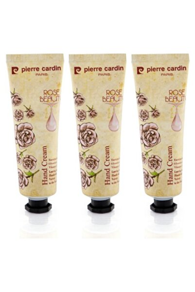 Pierre Cardin Vitamin E Rose Extract Moisturizing Hand Cream - 3 Pieces