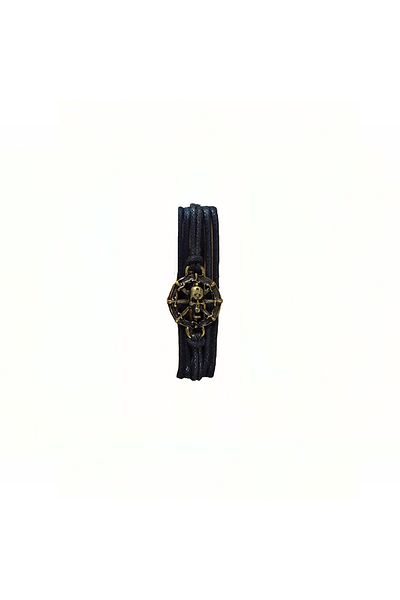 Modaroma Skull Leather Rope Adjustable Bracelet