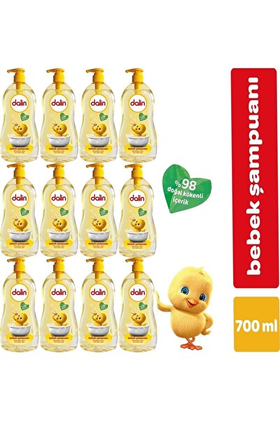 Dalin Bebek Şampuanı Klasik 700ml Pompalı (12 Li Set)