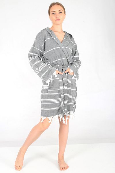 Buldan Concept Μπουρνούζι Miranda Loincloth Μαύρο