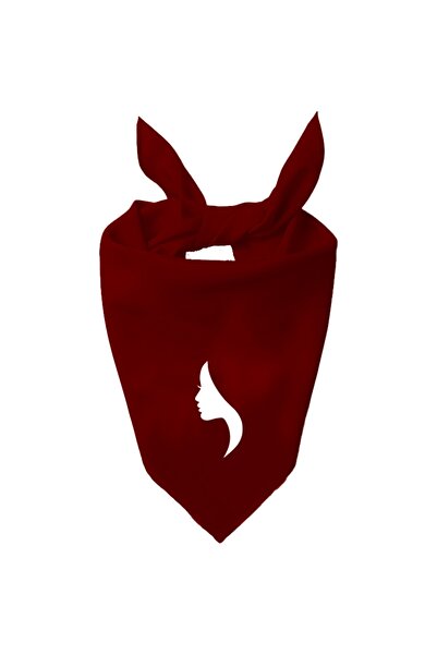 Tasarım Trend Women's Silhouette Design Single Color Scarf