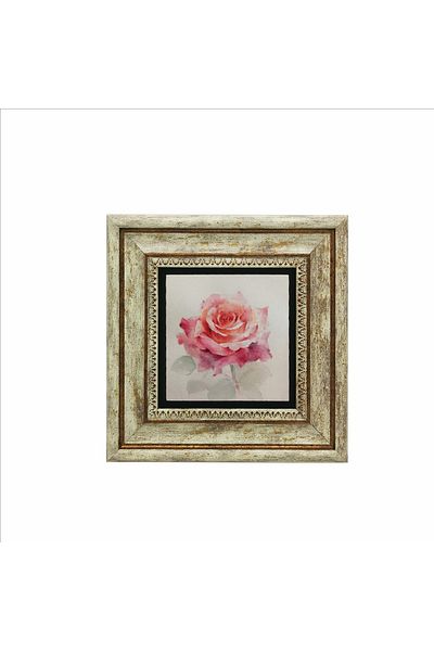 Sadrazam Pictură cu piatră naturală imprimată cu trandafiri (20cmx20cm) (krg-151)