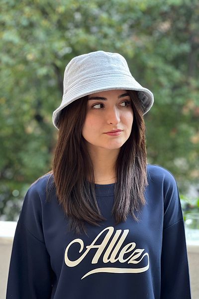 Gray womens hat best sale
