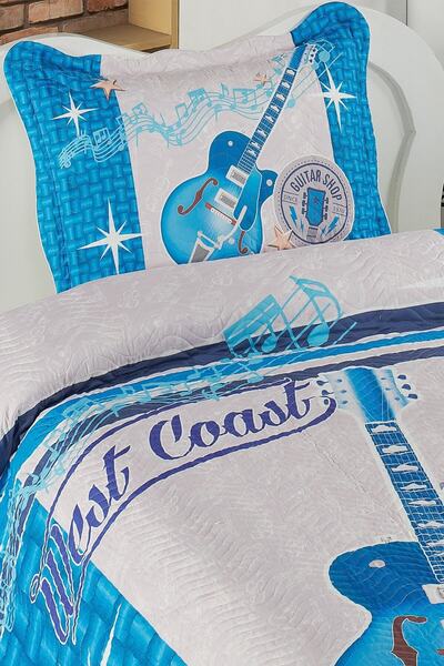 Örtüm Sounds Одномісне покривало для ліжка з капітоне