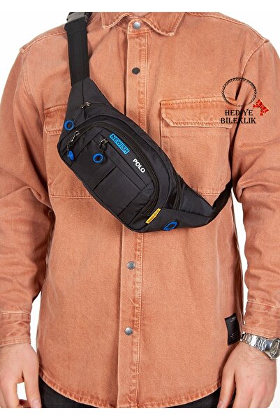 NEWISH POLO ACCESSORIES Geantă de umăr și talie impermeabilă din material Imp...