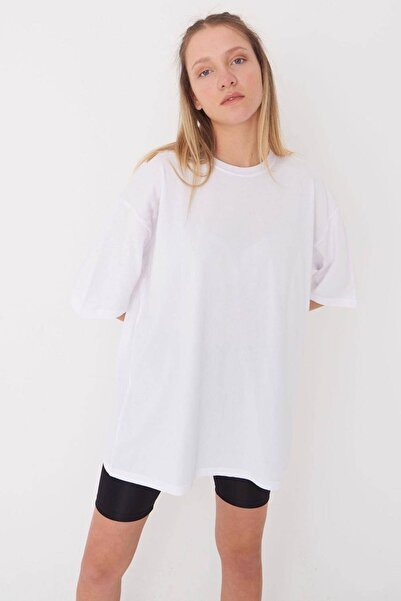 Addax T-Shirt - Weiß - Oversize