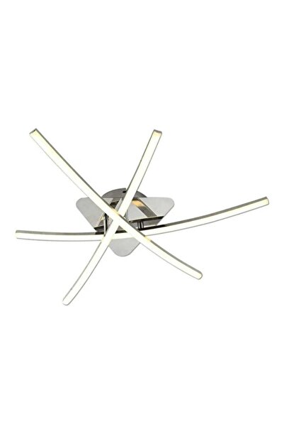 BAM BAM TİCARET 3 'lü Ledli Krom Avize Plafonyer