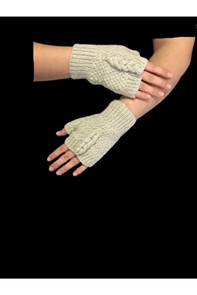 YOS TREND Kadın Eldiven El Örgüsü Kadın Eldiven