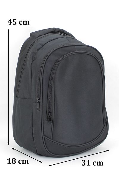 Case Club Μαύρο αδιάβροχο Unisex σακίδιο πλάτης