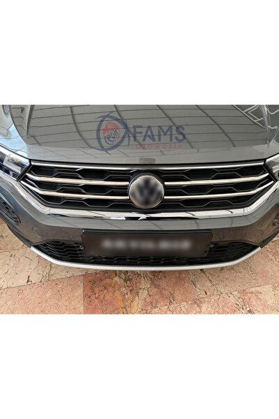 Leonacs Fams Otomotiv Vw T-roc Krom Ön Panjur 4 Parça 2017-2021 Arası Paslanm...
