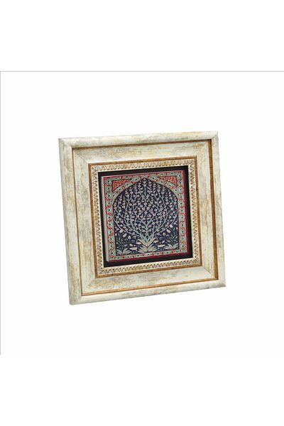 Sadrazam Pictură din piatră naturală imprimată Iznik China (20cmx20cm) (kd-107)