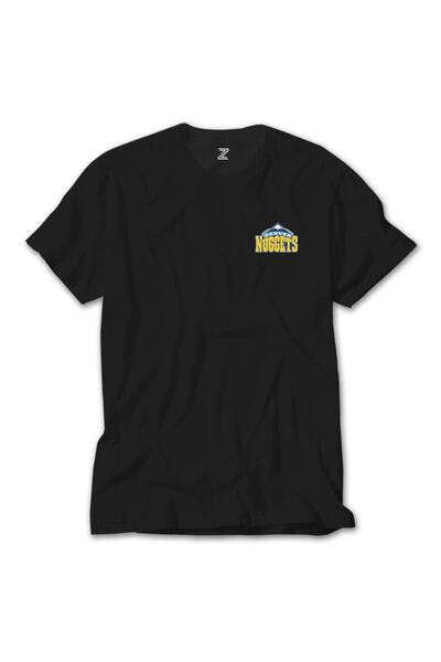 Z zepplin تي شيرت أسود بشعار دنفر ناجيتس