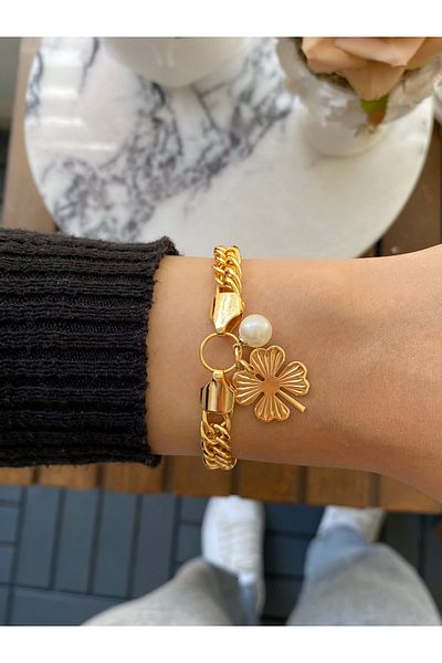 Jack Ferrero Women's Gold Plated Bracelet