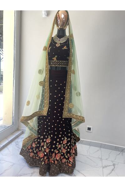 Aashiv's Collection Hint Elbisesi Kına Elbisesi