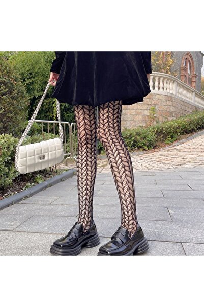 VEGAROKS لوليتا متعرج منقوشة المستوردة جوارب طويلة شبكية