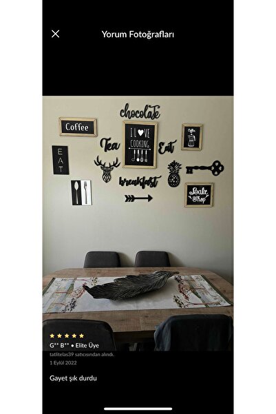 ABAD.HANDMADE Mutfak Pano Seti