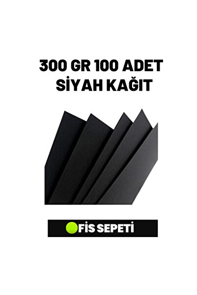 Ofissepeti A4 Siyah Fotokopi Kağıdı 300 Gr 100 Adet