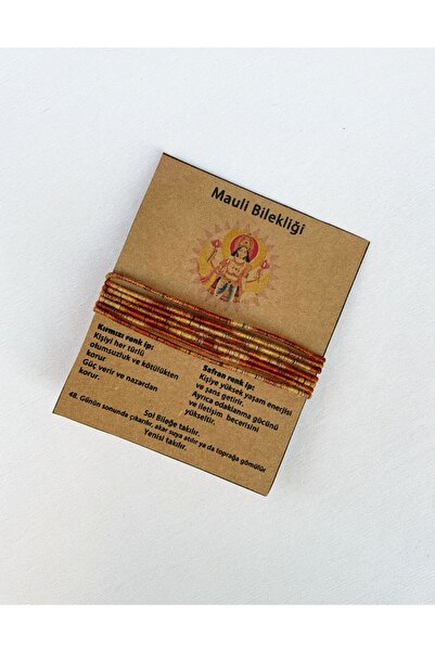 Atölye Merdiven Mauli Bileklik 7 Tur Ip Bileklik 48 Günlük