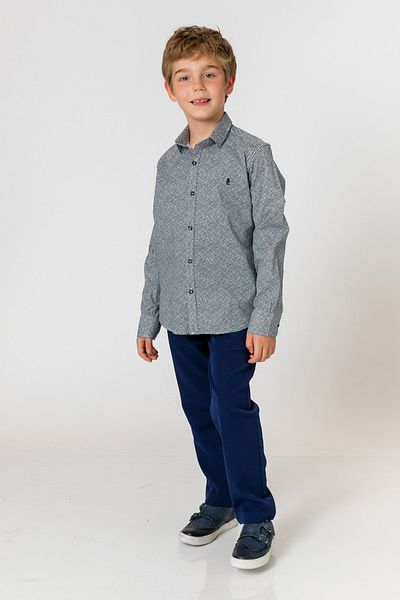 incity Boy's Navy Blue Shirt