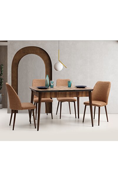 Eymense Canyon 4 Sandalyeli Mutfak Masa Takımı