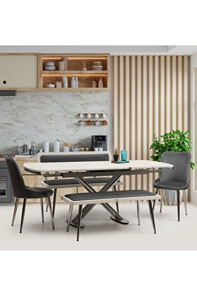 Eymense Perla Banklı Mutfak Masa Takımı