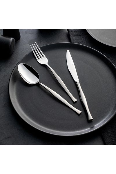 Nehir Elegant 84 Pcs. Cutlery Set with Leather Bag