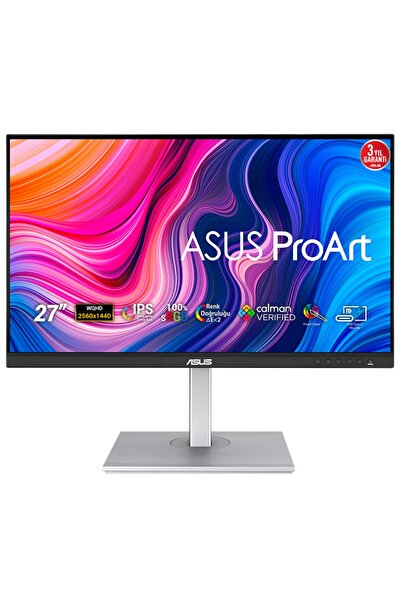ASUS شاشة Proart Pa278cv مقاس 27 بوصة 5 مللي ثانية 2k 2560x1440 Mdp/hdmi/dvi ...