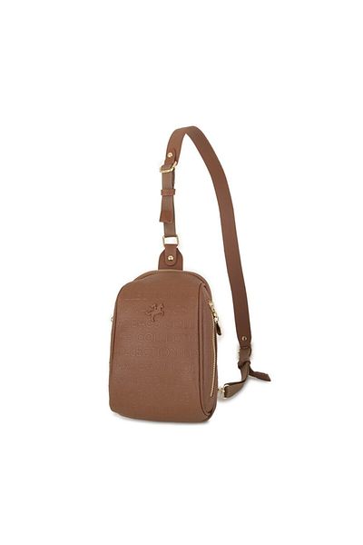 By Hakan Чанта за тяло Nas Bag-1076 Gofraj, дамска, кафява
