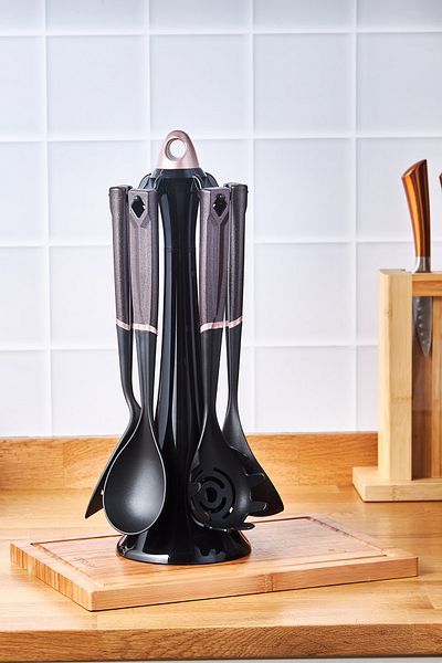 Emsan RosegoLd Luxury QuaLity 6 Piece Acacia Serving Set