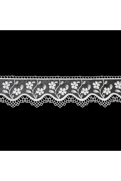 Nazarone Organza Guipure 7043 9m-white