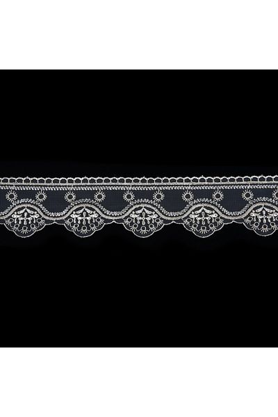 Nazarone Tulle Guipure 2151 9mt-καπουτσίνο