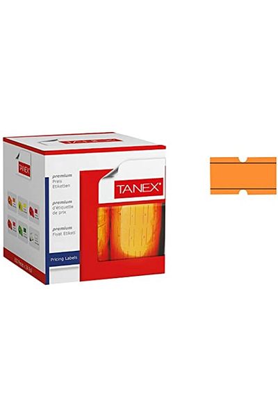 Tanex Πορτοκαλί ετικέτα Tanex με ρίγες Flo 12Χ21 χλστ