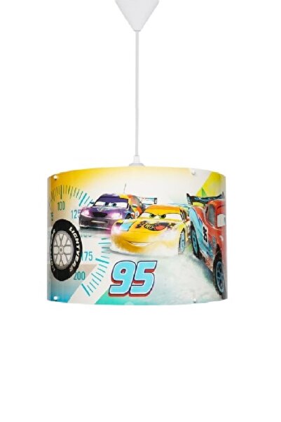 YKC Şimşek Mcqeen Cars Panorama Sarkıt-renkli