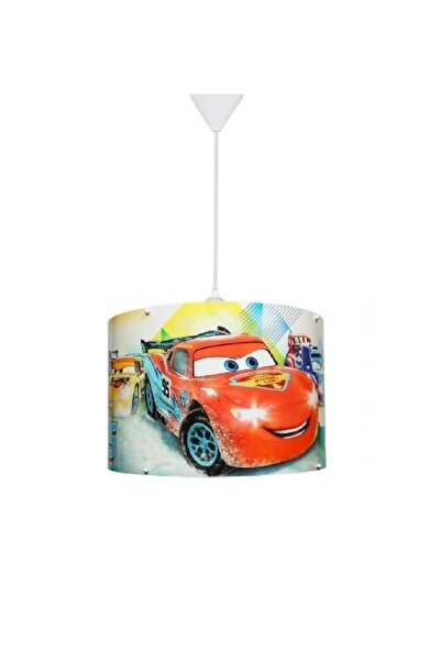 YKC Şimşek Mcqeen Cars Panorama Sarkıt-renkli