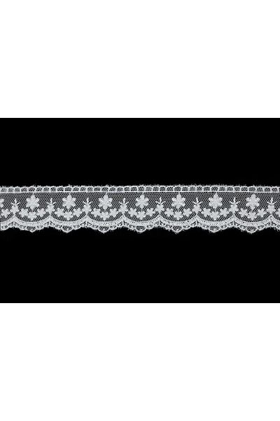 Nazarone Tulle Guipure 9153 9mt-white
