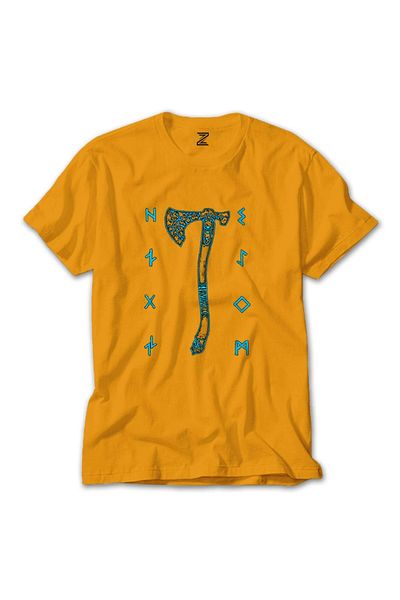 Z zepplin Κίτρινο T-shirt God Of War Ragnarok Kratos Axe