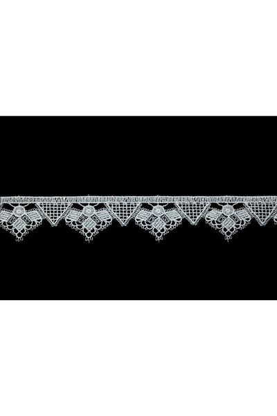Nazarone Guipure 2312 Needle Embroidery 9m-white