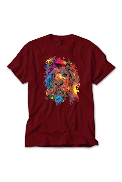 Z zepplin Tricou Red Lion Rainbow