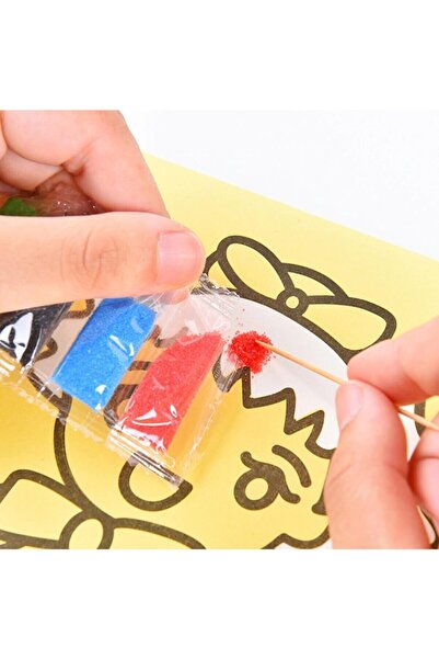 Genel Markalar 30 Adet, Büyük Boy, Kum Boyama Seti, A4 Boyutunda, Kum Boyama Çalışması, Etkinlik 30