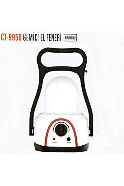 Cata Ct-9950 Gemici El Feneri / Işıldak / Şarjlı Kampçı Lamba Gece Feneri, Standart