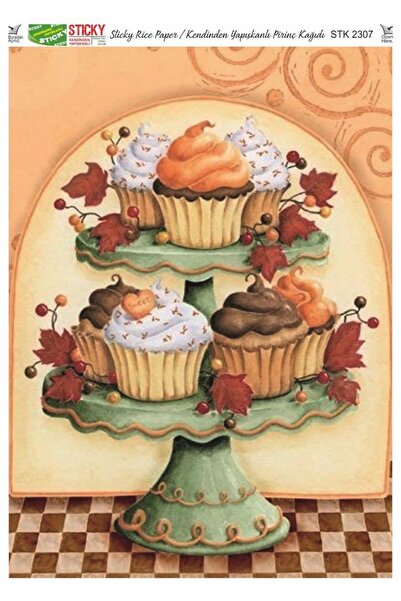 Rich Kendinden Yapışkanlı Pirinç Dekopaj Kağıdı Stk2307