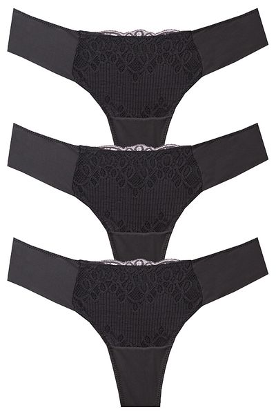 papatya lingerie Σλιπ 3'' με δαντέλα μπροστά και πίσω βραζιλιάνικο κομμένο