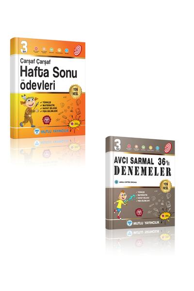 Mutlu Yayıncılık 3. Sınıf Çarşaf Çarşaf Haftasonu Ödev Yaprakları Ve 3. Sınıf...