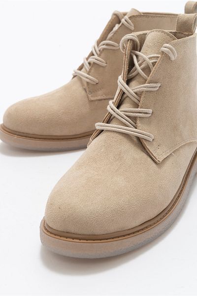Niloshka Γυναικείες μπότες Moss Beige Suede