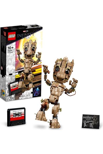 LEGO ®   Marvel Ben Groot 76217 - Collectible Baby Groot for Children Aged 10 and Above Building and Displaying