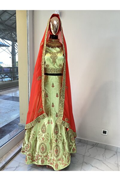 Aashiv's Collection Hint Elbisesi Kına Elbisesi